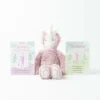 Slumberkins Unicorn Rose Kin - Authenticity Collection