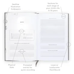 Promptly Journals Cashew Childhood History Journal X Shannon Tripp Paper Goods