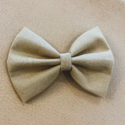 Bows For Show Headwear Taupe Hair Bow Clip