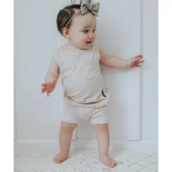 Little Bipsy Shell Ribbed Biker Shorts