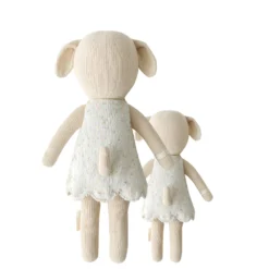 Cuddle And Kind Dolls + Plushies Mia The Dog Knit Handcrafted Regular Doll