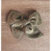 Mae + Skye Linen Moss Oversized Pinwheel Hair Clip Headwear
