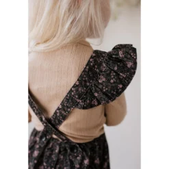 Jamie Kay Peony Floral Organic Cotton Pincord Lucy Romper