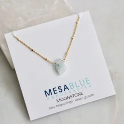 Mesa Blue Necklaces Moonstone Freeform Necklace