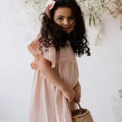 Jamie Kay Peach Whip Organic Cotton Muslin Chloe Dress Dresses