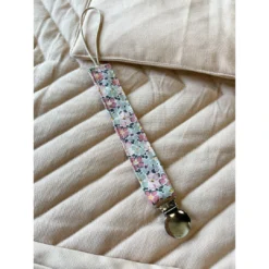 Mae + Skye Willa Florals + Pattern Pacifier Clip