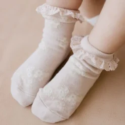 Jamie Kay Petite Fleur Pillow Frill Ankle Socks Footwear