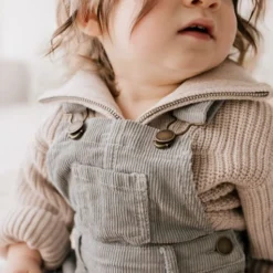 Jamie Kay Overalls + Rompers Dusted Olive Chase Cord Overalls