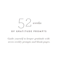 Promptly Journals Cashew Leatherette Gratitude Journal Paper Goods