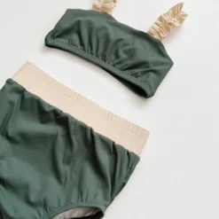 Orcas Lucille Deep Sea Strap Bandeau Bikini Set Swim