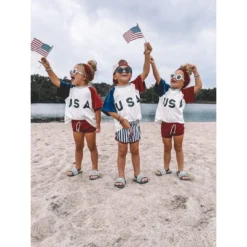 Orcas Lucille Graphic Tees Usa Oversized Tee