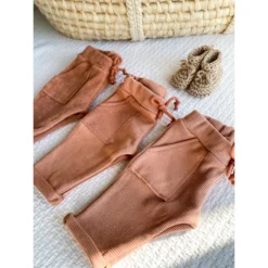 Evelina Apparel Dusty Terracotta French Terry Sweatpants