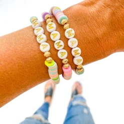 J+j Mama Pink + Mint Bracelet Bracelets