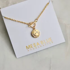 Mesa Blue Moon + Star Toggle Necklace