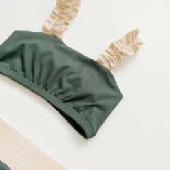 Orcas Lucille Deep Sea Strap Bandeau Bikini Set Swim