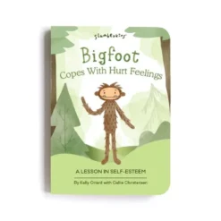 Slumberkins Books + Puzzles Bigfoot Maple Snuggler - Self Esteem Collection