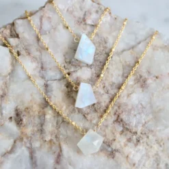 Mesa Blue Necklaces Moonstone Freeform Necklace