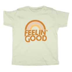 Salty Little Bums Graphic Tees Feelin' Good Cream Tee