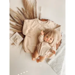 Minikane Cream Oversized Romper Sweater