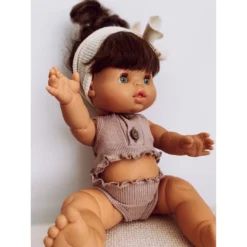 Lavender Shirt + Bloomer Minikane Set