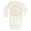 Tenth + Pine Mama's Favorite Human Clay + Natural Organic Long Sleeve Onesie