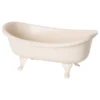 Maileg Toys Cream Miniature Doll House Bathtub Toy 1 Maileg Toys Cream Miniature Doll House Bathtub Toy