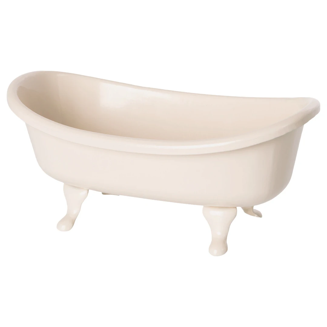 Maileg Toys Cream Miniature Doll House Bathtub Toy 3 Maileg Toys Cream Miniature Doll House Bathtub Toy