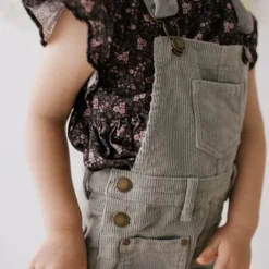 Jamie Kay Overalls + Rompers Dusted Olive Chase Cord Overalls