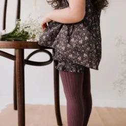 Jamie Kay Tops Peony Floral Organic Cotton Pincord Willow Top