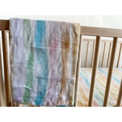 Joss + J The Label Sunset Stripe Muslin Swaddle - Arrows & Bow X Joss + J