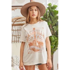 Play Dainty Sales Store 20 J+j Graphic Tees Nashville Cream Tee