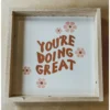 Emrose You’re Doing Great Wooden Sign Decor