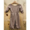 Black Sheep Mauve Textured Waffle Romper Dresses