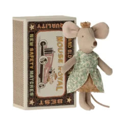 Maileg Little Sister Mouse In A Matchbox Toy