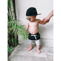 Little Bipsy Bottoms Monochrome Hybrid Swim + Walking Shorts