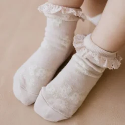 Jamie Kay Petite Fleur Pillow Frill Ankle Socks Footwear