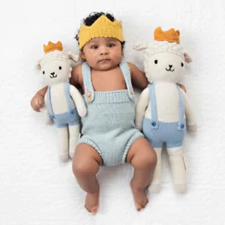 Cuddle And Kind Sebastian The Lamb Knit Handcrafted Regular Doll Dolls + Plushies