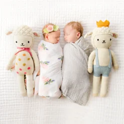 Cuddle And Kind Sebastian The Lamb Knit Handcrafted Regular Doll Dolls + Plushies
