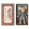 Maileg Little Brother Mouse In A Matchbox Toy Dolls + Plushies