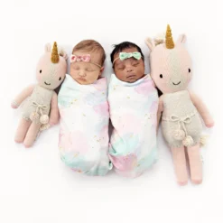 Cuddle And Kind Ella The Unicorn Knit Handcrafted Little Doll Dolls + Plushies