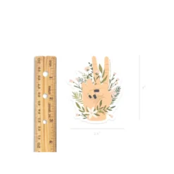 Onderkast Floral Peace Sign Sticker