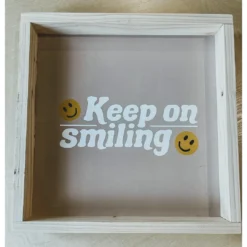 Emrose Keep On Smiling Smiley Face Sign