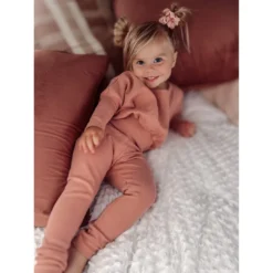 Blush Pink Two Piece Minikane Lounge Set Two-Piece Sets