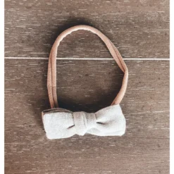 Mae + Skye Headwear Hazel Wood Petite Bow Headband