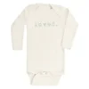 Tenth + Pine Loved Sage + Natural Organic Long Sleeve Onesie