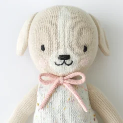 Cuddle And Kind Dolls + Plushies Mia The Dog Knit Handcrafted Regular Doll
