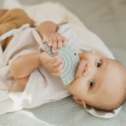 Pretty Please Teethers Eucalyptus Rainbow + Rays Teether Toy 8 Pretty Please Teethers Eucalyptus Rainbow + Rays Teether Toy