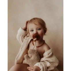 Dappermaenjte Beige Plush Moon Lovey