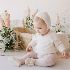 Jamie Kay Pillow Scallop Weave Tights Footwear