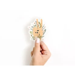 Onderkast Floral Peace Sign Sticker